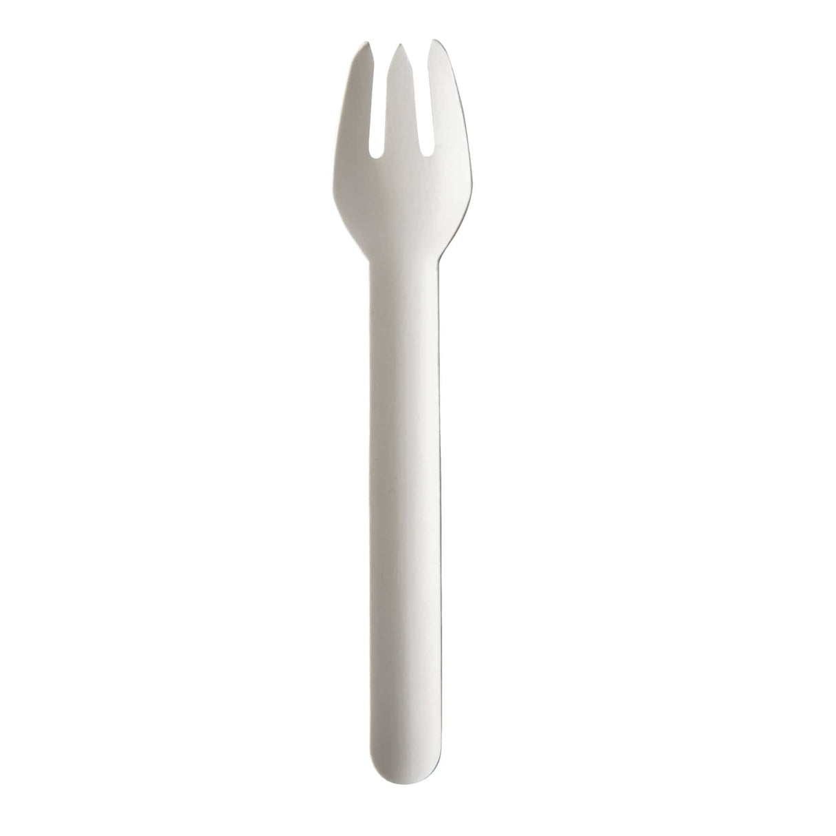 Papstar Pure Papier Gabeln, 15,5 cm, weiß