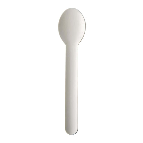Papstar Pure Papier Löffel, 15,5 cm, weiß