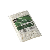 Papstar Pure Papier Rührstäbchen, weiß 1 Karton (30 Packungen × 100 Stück), ø 14 cm