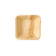 Papstar Pure Schalen Palmblatt, eckig 1 Packung (25 Stück), 8 x 8 x 2 cm