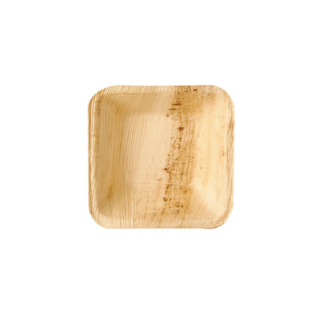 Papstar Pure Schalen Palmblatt, eckig 1 Packung (25 Stück), 8 x 8 x 2 cm
