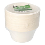 Papstar Pure Schalen, Zuckerrohr, Ø 17cm, umweltfreundlich