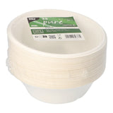 Papstar Pure Schalen, Zuckerrohr, Ø 17cm, umweltfreundlich