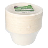 Papstar Pure Schalen, Zuckerrohr, Ø 17cm, umweltfreundlich