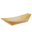 Papstar Pure Schiffchen Fingerfood-Schalen, Holz 1 Packung (50 Stück), 25 x 10 cm