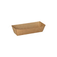 Papstar Pure Snacktrays aus Pappe, braun, 50 Stück 50 Stück, ø 10,5 cm