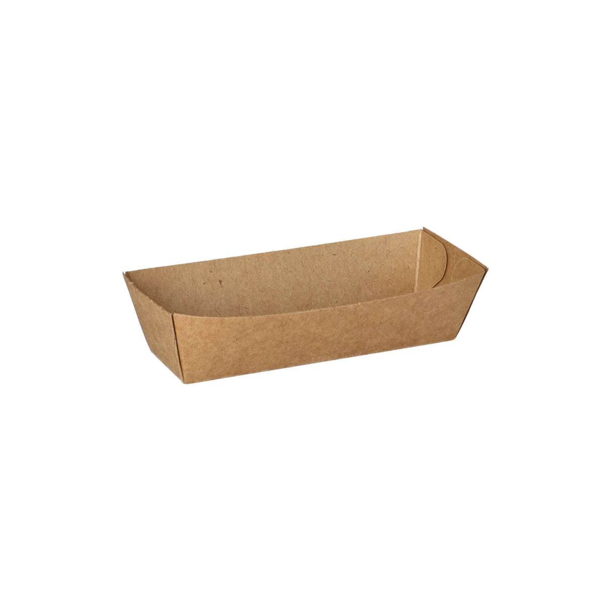 Papstar Pure Snacktrays aus Pappe, braun, 50 Stück 50 Stück, ø 10,5 cm