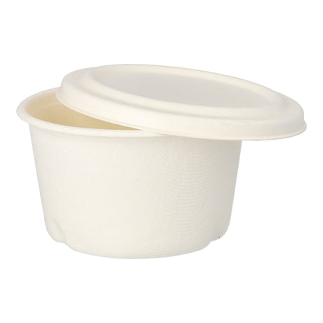 Papstar Pure Suppenbecher, Zuckerrohr, 350 ml, umweltfreundlich