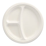Papstar Pure Teller Zuckerrohr, 3-geteilt