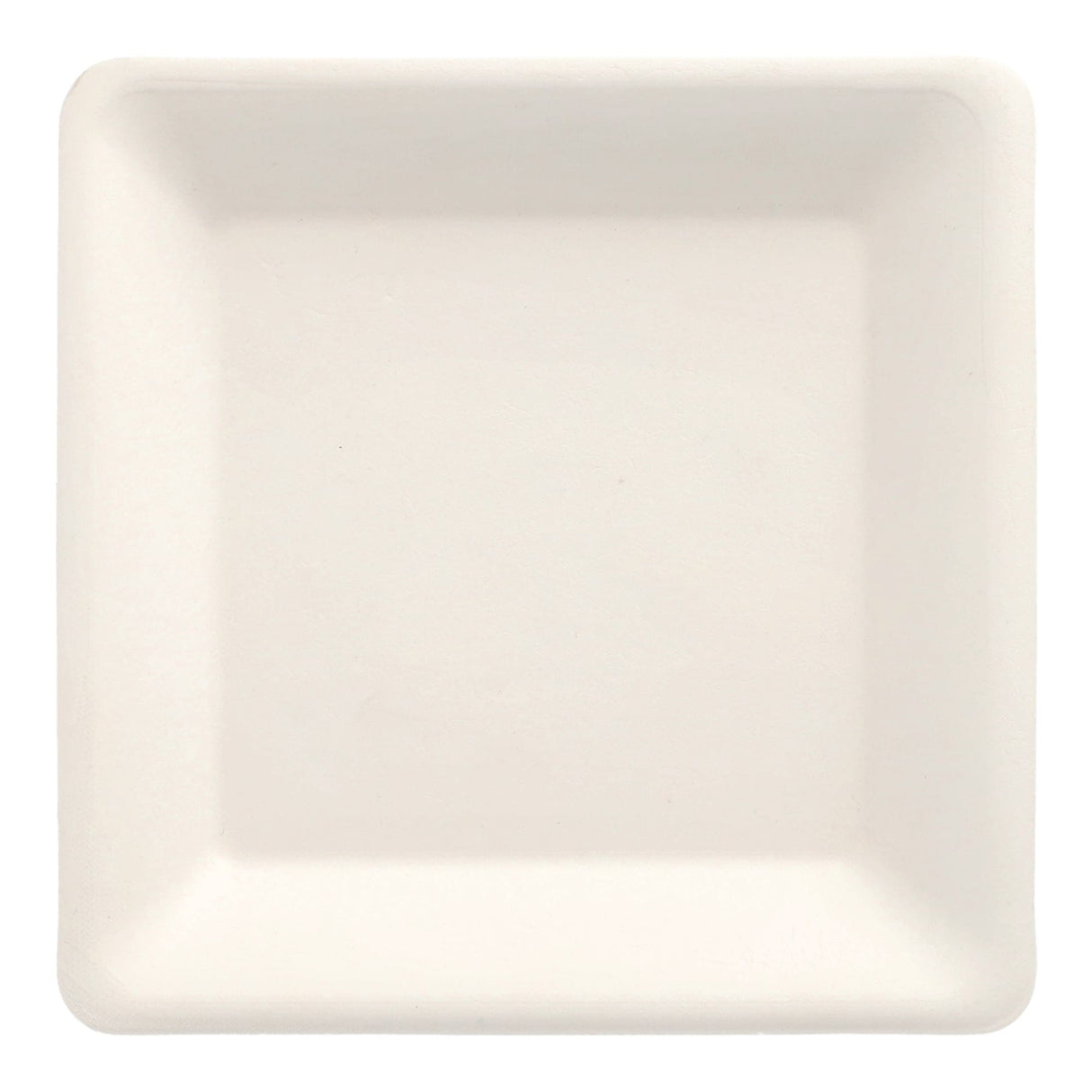 Papstar Pure Teller, Zuckerrohr, eckig 1 Packung (50 Stück), ø 15,5 cm