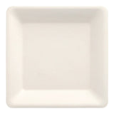 Papstar Pure Teller, Zuckerrohr, eckig 1 Packung (50 Stück), ø 15,5 cm