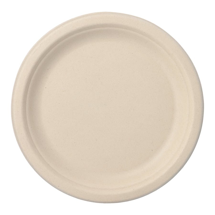 Papstar Pure Teller, Zuckerrohr, Ø 23 cm