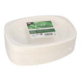 Papstar Pure Teller, Zuckerrohr, oval 23 x 16 cm
