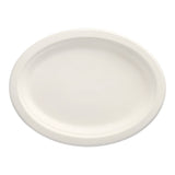 Papstar Pure Teller, Zuckerrohr oval 26 x 20 cm