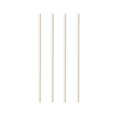 Papstar Pure Trinkhalme, weiß, 20 cm