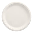 Papstar Pure Zuckerrohr Teller rund, ungeteilt Ø 26 cm, weiß 1 Karton (12 Packungen × 12 Stück)