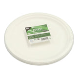 Papstar Pure Zuckerrohr Teller rund, ungeteilt Ø 26 cm, weiß