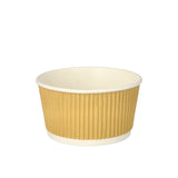 Papstar Ripple Wall ToGo-Suppenbecher 1 Karton (20 Packungen × 25 Stück × 380 ml)