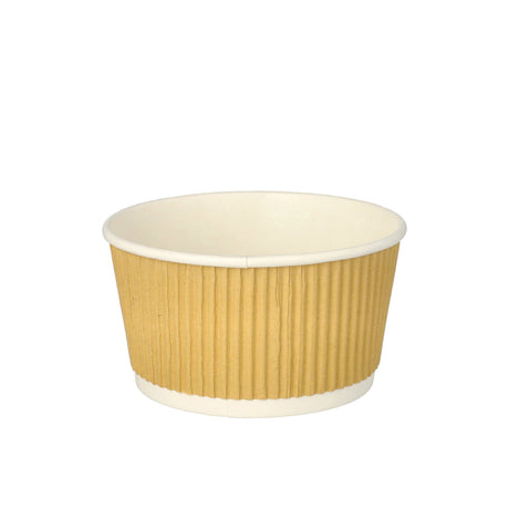 Papstar Ripple Wall ToGo-Suppenbecher 1 Karton (20 Packungen × 25 Stück × 380 ml)