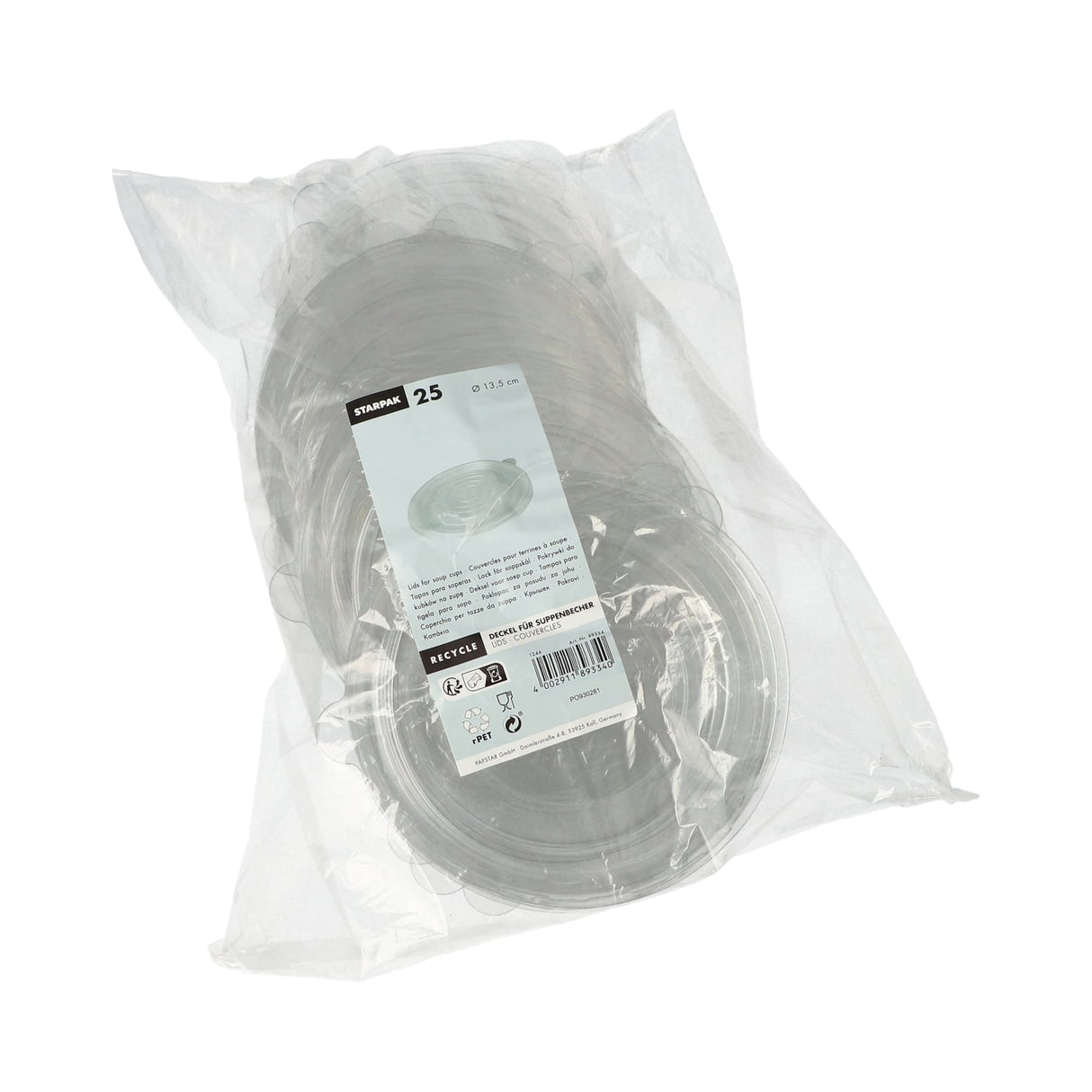 Papstar Ripple Wall ToGo-Suppenbecher Deckel