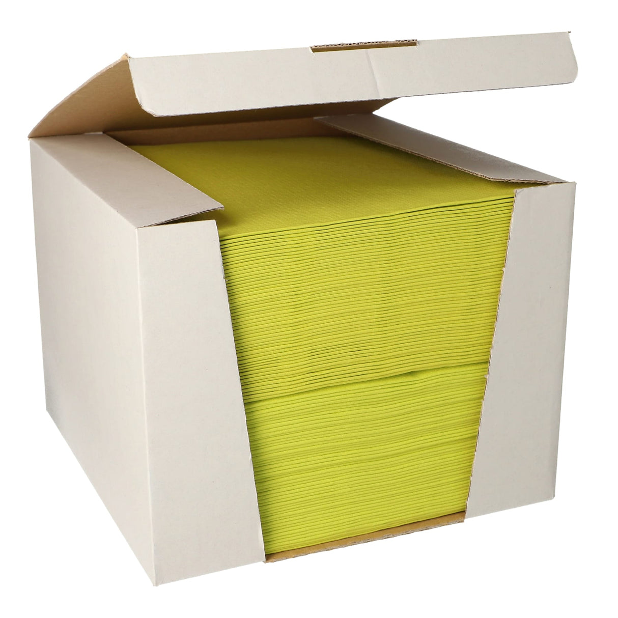 Papstar ROYAL Collection Servietten, 40 x 40 cm, limonengrün 1 Karton, 100 Tücher