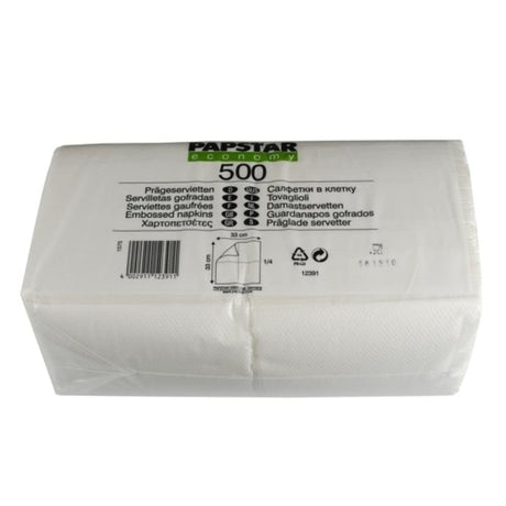 Papstar Servietten, 1-lagig, 1/4-Falz