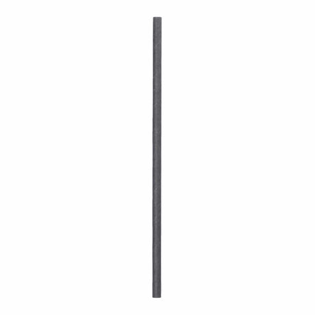 Papstar Shake Strohhalme, Papier, Ø 8 mm, 25 cm, schwarz