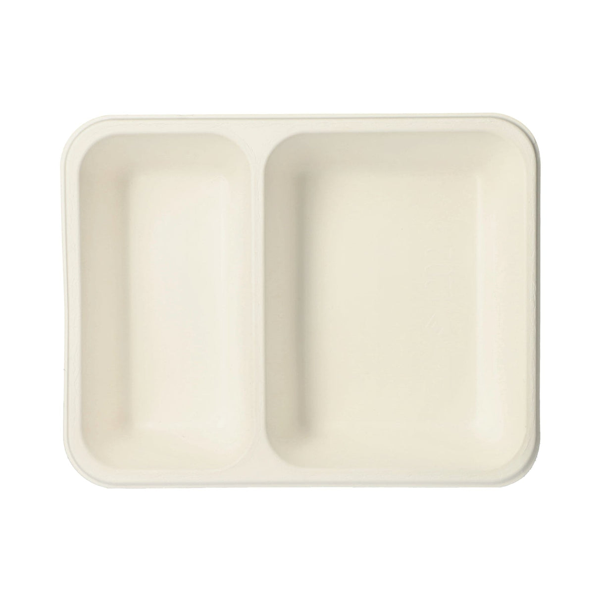 PAPSTAR Siegelschalen Mikrowellengeschirr, 2-geteilt, Höhe 4,5 cm 4 5 cm 1 Karton 4 Packungen 125 Stück Weiß