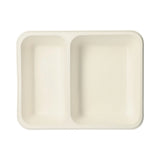 PAPSTAR Siegelschalen Mikrowellengeschirr, 2-geteilt, Höhe 4,5 cm 4 5 cm 1 Karton 4 Packungen 125 Stück Weiß