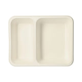 PAPSTAR Siegelschalen Mikrowellengeschirr, 2-geteilt, Höhe 4,5 cm 4 5 cm 1 Packung 125 Stück Weiß