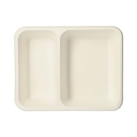 PAPSTAR Siegelschalen Mikrowellengeschirr, 2-geteilt, Höhe 4,5 cm 4 5 cm 1 Packung 125 Stück Weiß