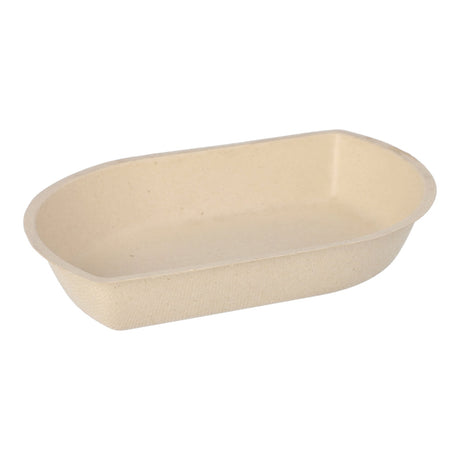 Papstar Snacktrays, Zuckerrohr, natur 1 Packung (50 Stück), ø 21 cm