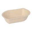 Papstar Snacktrays, Zuckerrohr, ungeteilt 1 Packung (50 Stück), ø 13,2 cm