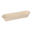 Papstar Snacktrays, Zuckerrohr, ungeteilt 1 Packung (50 Stück), ø 21 cm