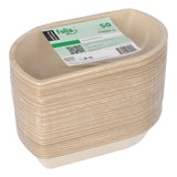 Papstar Snacktrays, Zuckerrohr, ungeteilt