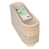 Papstar Snacktrays, Zuckerrohr, ungeteilt