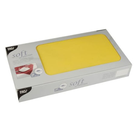 Papstar Soft Selection Mitteldecken, gelb