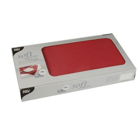Papstar Soft Selection Mitteldecken, rot