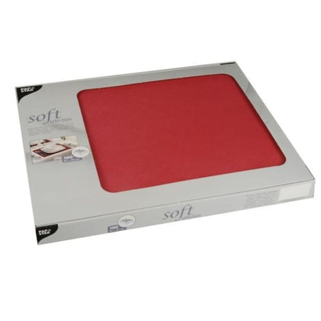 Papstar Soft Selection Tischsets, rot