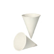 Papstar Spitzbecher, Zuckerrohrpapier, 100 ml, Ø 7 cm,  9,5 cm, w