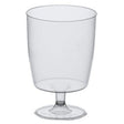 Papstar Stiel-Gläser für Rotwein, 0,2 l, glasklar