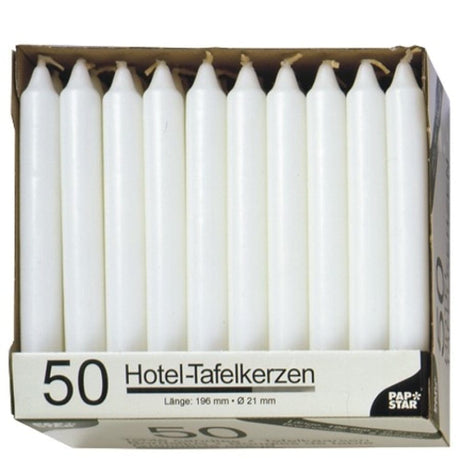 Papstar Tafelkerzen weiß