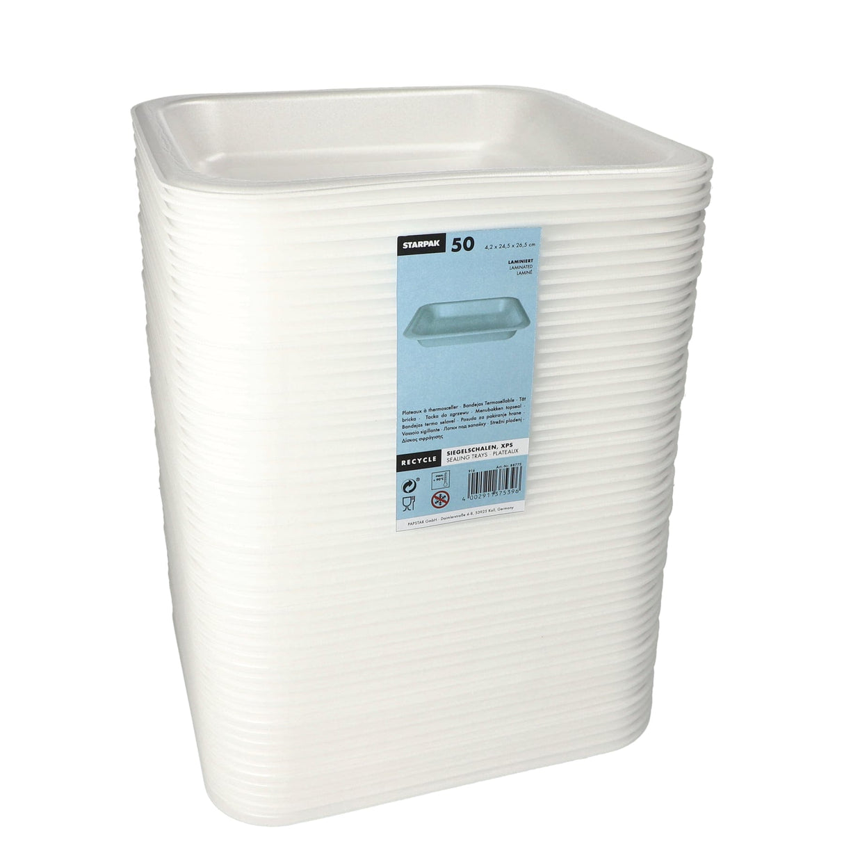 PAPSTAR Take away, Siegelschalen, 1150 ml, ungeteilt