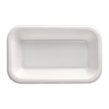 PAPSTAR Take away, Siegelschalen, 750 ml, ungeteilt 1 Karton (5 Packungen × 100 Stück), Weiß