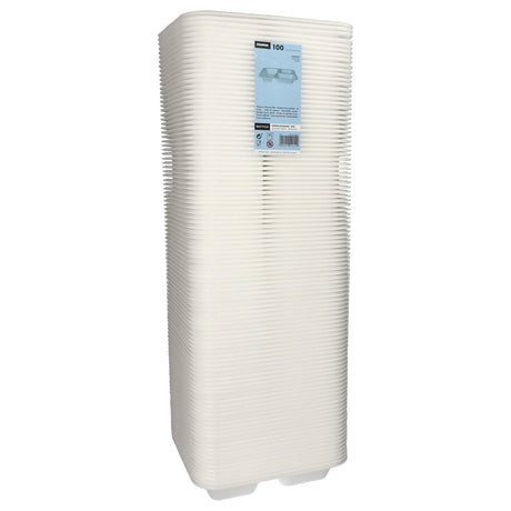 PAPSTAR Take away, Siegelschalen, 925 ml, 3-geteilt