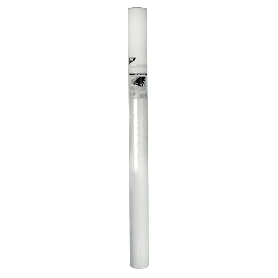 Papstar Tischdecke, Folie, weiß, 50 m x 80 cm