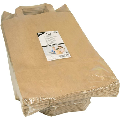 Papstar Tragetaschen, 36 x 22 x 10 cm, braun