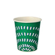 Papstar Trinkbecher 0,2 Liter, Pappe, grün