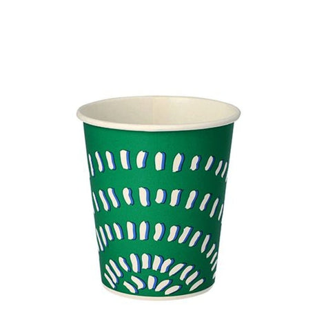 Papstar Trinkbecher 0,2 Liter, Pappe, grün