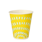 Papstar Trinkbecher 0,3 l, Pappe, gelb